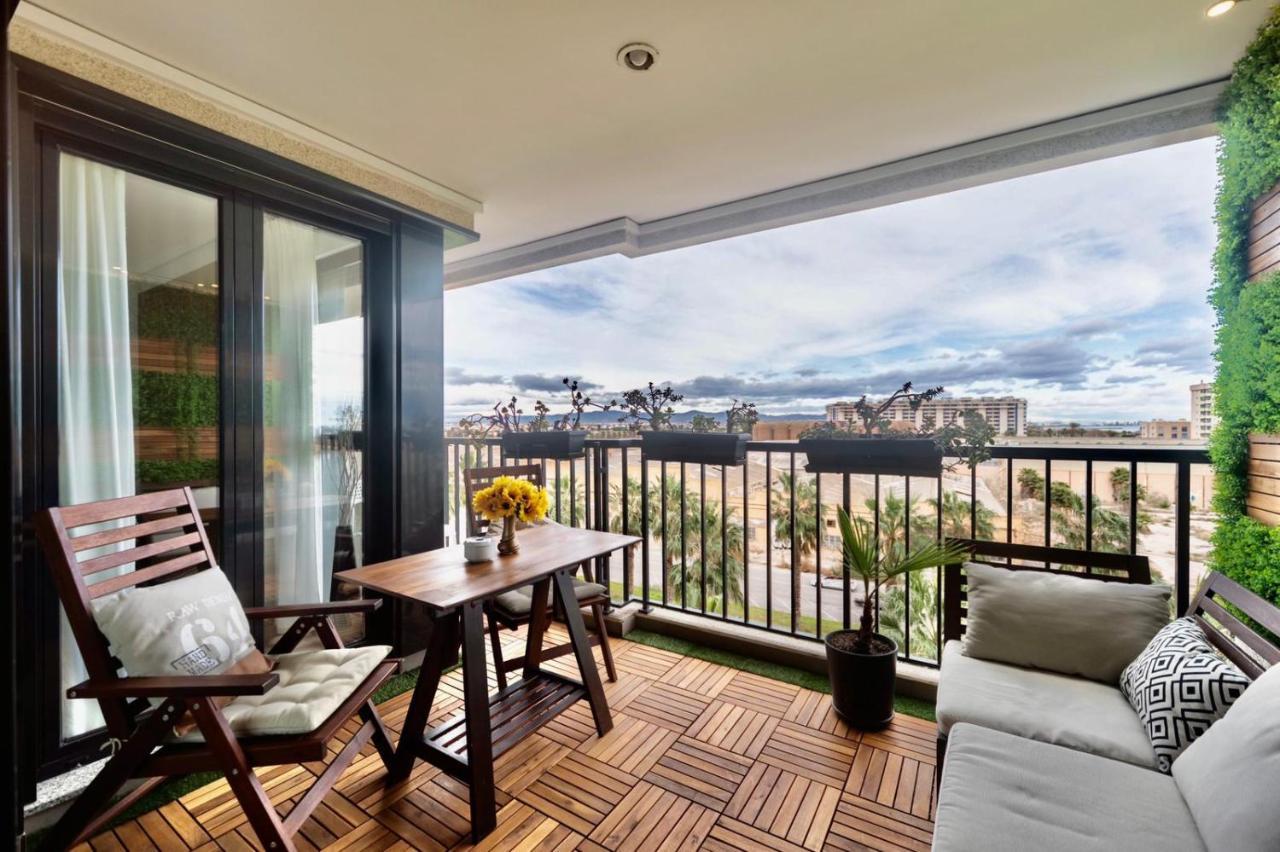Marin Beach Apartments Patacona Valencia Bagian luar foto